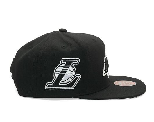 Kšiltovka Mitchell & Ness - Evergreen Black/White Snapback - Los Angeles Lakers - Black