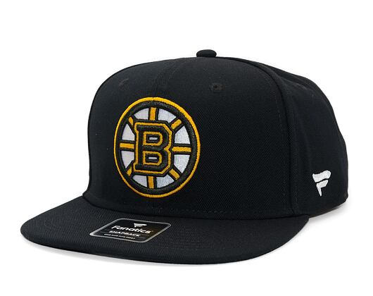 Kšiltovka Fanatics - Boston Bruins - A/CAP Str Mid Crn Adj Sqv Sbk - Black