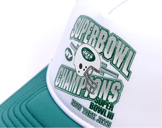 Kšiltovka New Era - NFL Superbowl 9FORTY Trucker - NY Jets - Emerald Green