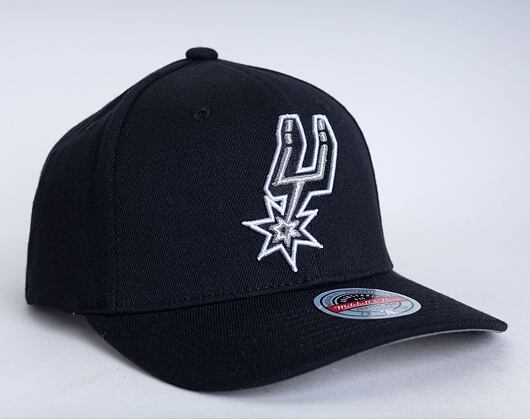 Kšiltovka Mitchell & Ness San Antonio Spurs Team Ground 2.0 Stretch Snapback Black