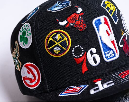 Kšiltovka New Era 59FIFTY NBA All Over Patch 5 NBA Black