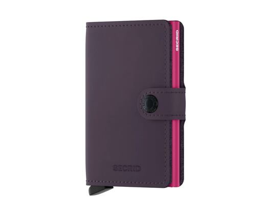 Peněženka Secrid Miniwallet Matte Dark Purple-Fuchsia