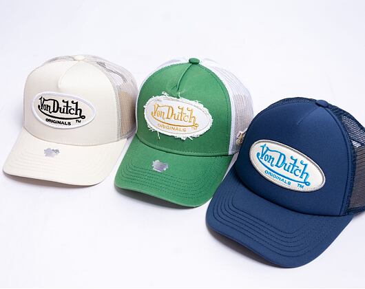 Kšiltovka Von Dutch Trucker Kalmar Dark Green/White