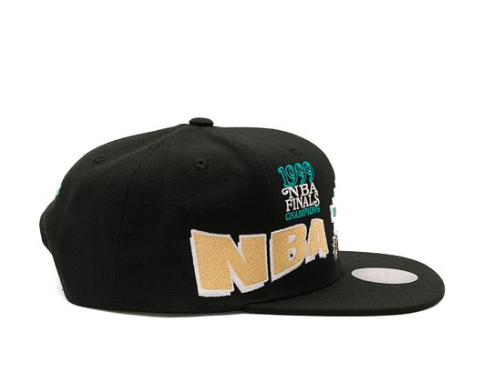 Kšiltovka Mitchell & Ness World Champs Snapback Hwc NBA San Antonio Spurs Black