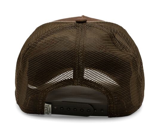 Kšiltovka Von Dutch Trucker Boston - Brown/Brown