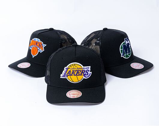 Kšiltovka NBA Monogram Trucker Los Angeles Lakers Black