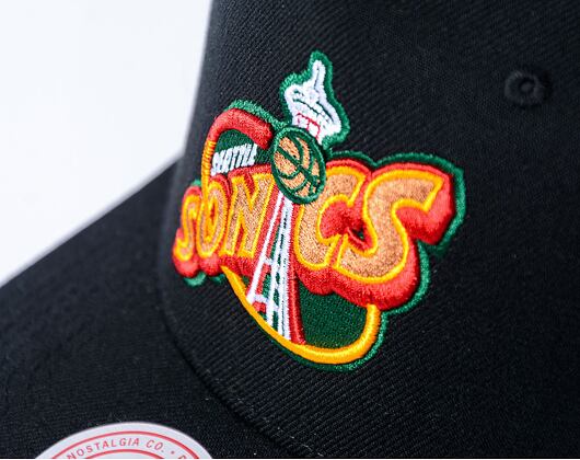 Kšiltovka NBA Monogram Trucker Hwc Seattle Supersonics Black