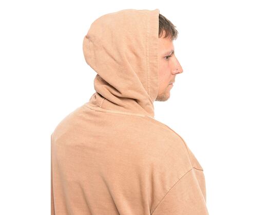 Mikina New Era Washed Oversized Hoody - Orange / White