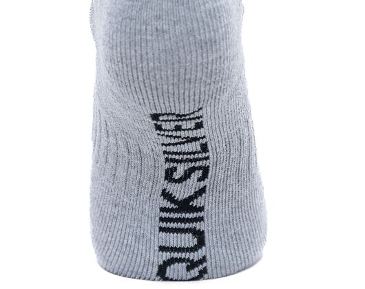 Balení dvou párů ponožek Quiksilver Basic Crew Socks White/Grey