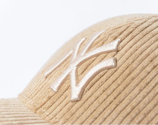 Kšiltovka New Era - 9FORTY Cord - NY Yankees - Beige