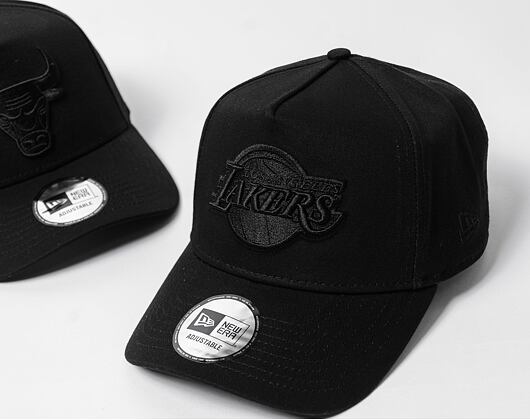 Kšiltovka New Era - 9FORTY A-Frame Monochrome - LA Lakers - Black