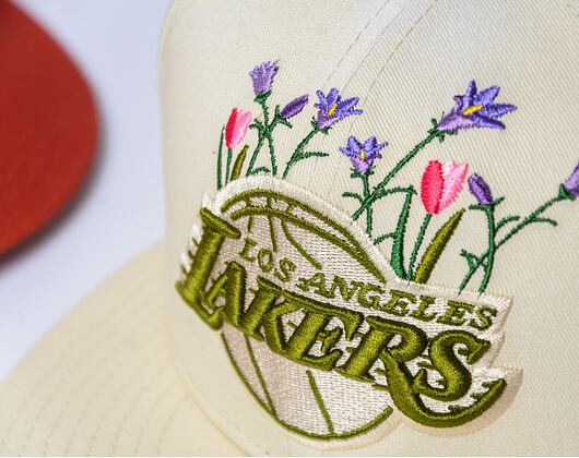 Kšiltovka New Era - 9FIFTY Seasonal Flower - LA Lakers - Stone