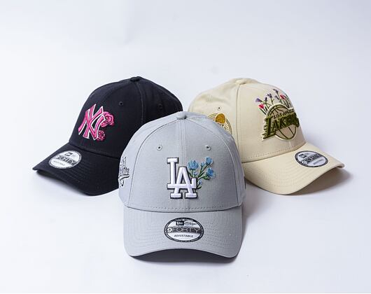 Kšiltovka New Era - 9FORTY Flower Icon - LA Dodgers - Graphite