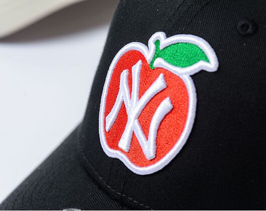 Dětská Kšiltovka New Era - 9FORTY Apple - NY Yankees - Black / White