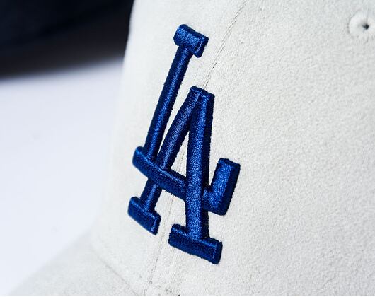 Kšiltovka New Era - 39THIRTY Faux Suede - LA Dodgers - Grey