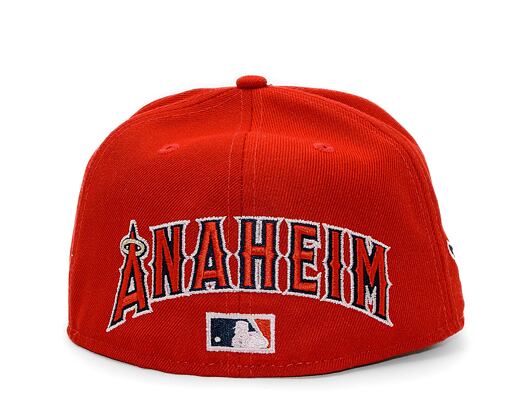 Kšiltovka New Era - 59FIFTY Upside-Down - Anaheim Angels - Scarlet