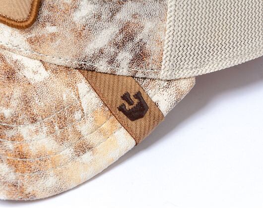 Kšiltovka Goorin Trucker Storm Skull Tan