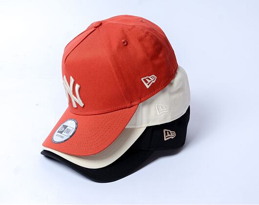 Kšiltovka New Era - 9FORTY A-Frame League Essential - NY Yankees - Rust / Stone