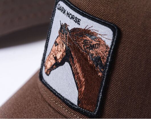 Kšiltovka Goorin Trucker - Dark Horse Field 100 - Brown