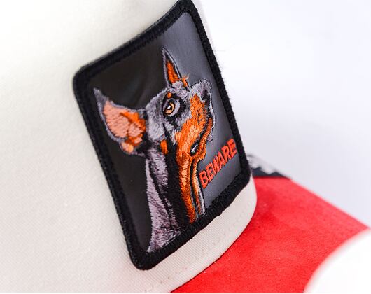 Kšiltovka Goorin Trucker - The Suede Doberman - Red