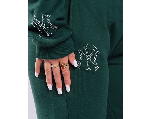 Dámské tepláky New Era - Diamante Joggers - NY Yankees - Dark Green