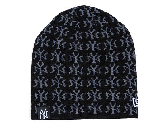 Kulich New Era - Jacquard Skull Beanie - NY Yankees - Black