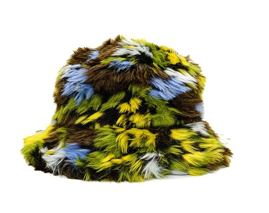 Klobouk Kangol - Faux Fur Bucket - Camo Flower