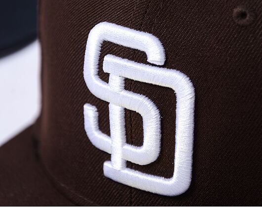 Kšiltovka New Era - 59FIFTY MLB Coops Patch - San Diego Padres - Walnut