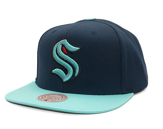 Kšiltovka Mitchell & Ness - Team Ground 2.0 Pro Snapback - Seattle Kraken - Navy