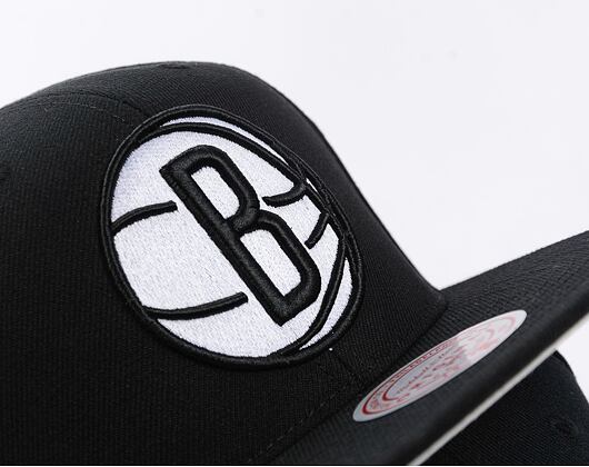 Kšiltovka Mitchell & Ness - Evergreen Black/White Snapback - Brooklyn Nets - Black