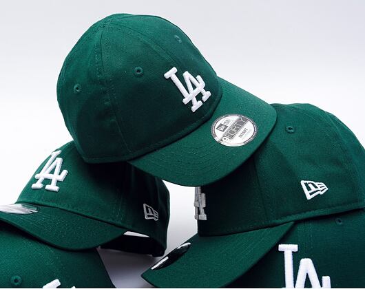 Dětská Kšiltovka New Era - 9FORTY Kids MLB Infant League Essential - LA Dodgers - Green / White