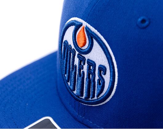 Kšiltovka Fanatics - Edmonton Oilers - A/CAP Str Mid Crn Adj Sqv Sbk - Blue Cobalt