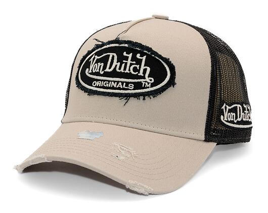 Kšiltovka Von Dutch - Trucker Kalmar - Cot Twill - Grey/ Black