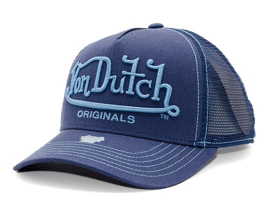 Kšiltovka Von Dutch - Trucker Riverside - Caps - Cot Twill - Blue