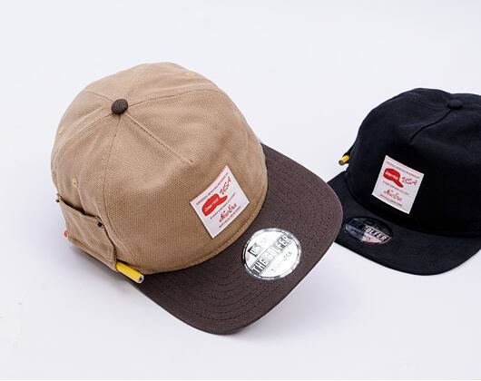 Kšiltovka New Era - Image Drop - Work Cap GOLFER - Tan Brown / Walnut