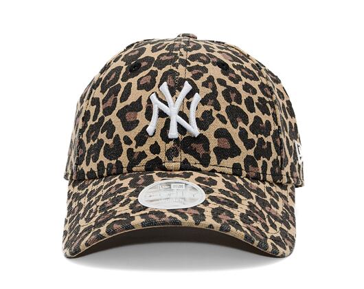 Dámská Kšiltovka New Era - MLB Leopard 9FORTY - NY Yankees - Black / White