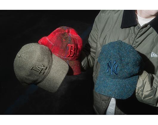 Kšiltovka New Era - 9TWENTY MLB Harris Tweed - NY Yankees - Navy