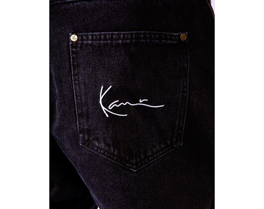 Džíny Karl Kani Small Signature Baggy Five Pocket Denim vintage black