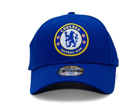 Dětská Kšiltovka New Era - Core 9FORTY - Chelsea FC Lion Crest - Calming Blue