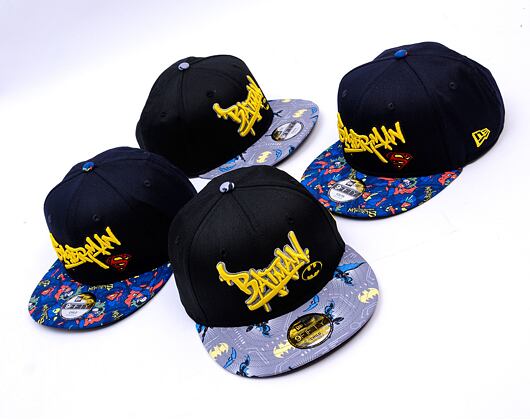 Dětská Kšiltovka New Era - Warner Bros Batman 9FIFTY - Black / Yellow