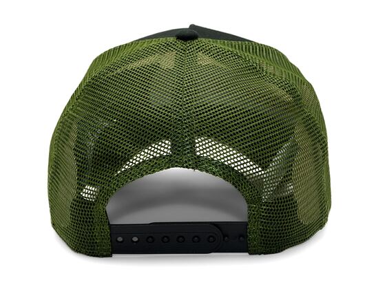 Kšiltovka New Era - Patch 9FORTY Trucker - Black / New Olive