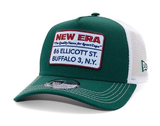 Kšiltovka New Era - Vintage 9FORTY Trucker - Dark Green