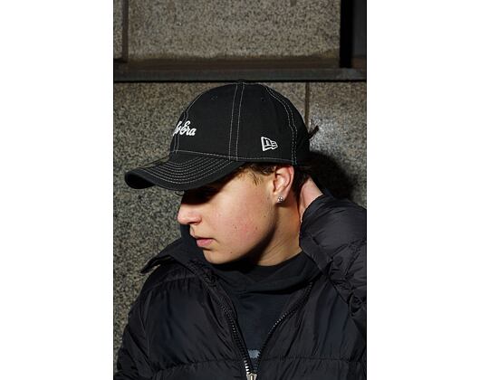 Kšiltovka New Era - Contrast Stitch 9TWENTY - Black / White