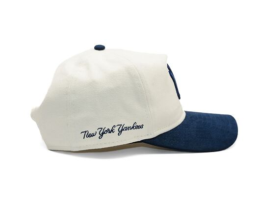 Kšiltovka New Era - MLB Script GOLFER - NY Yankees - Cream / Navy