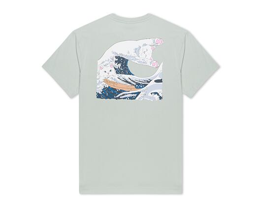 Triko Rip N Dip - Great Wave Tee - Sage Grey