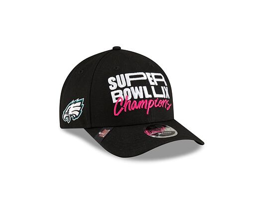 Kšiltovka New Era - 9FORTY M-CROWN 2024 NFL Super Bowl Parade - Philadelphia Eagles - Black