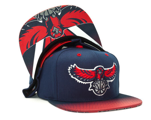 Kšiltovka Mitchell & Ness Stop On A Dime Atlanta Hawks Navy/Red Snapback