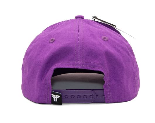 Kšiltovka Fallen Trademark Flat Purple/Lime