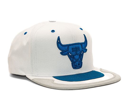 Kšiltovka Mitchell & Ness - Day 5 Snapback - Chicago Bulls - White-Blue