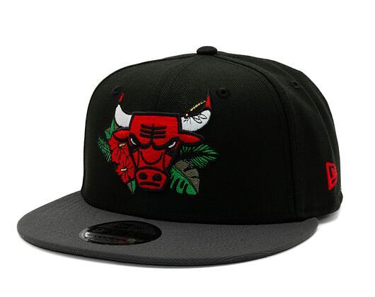 Kšiltovka New Era 9FIFTY NBA Floral Chicago Bulls - Black / Graphite